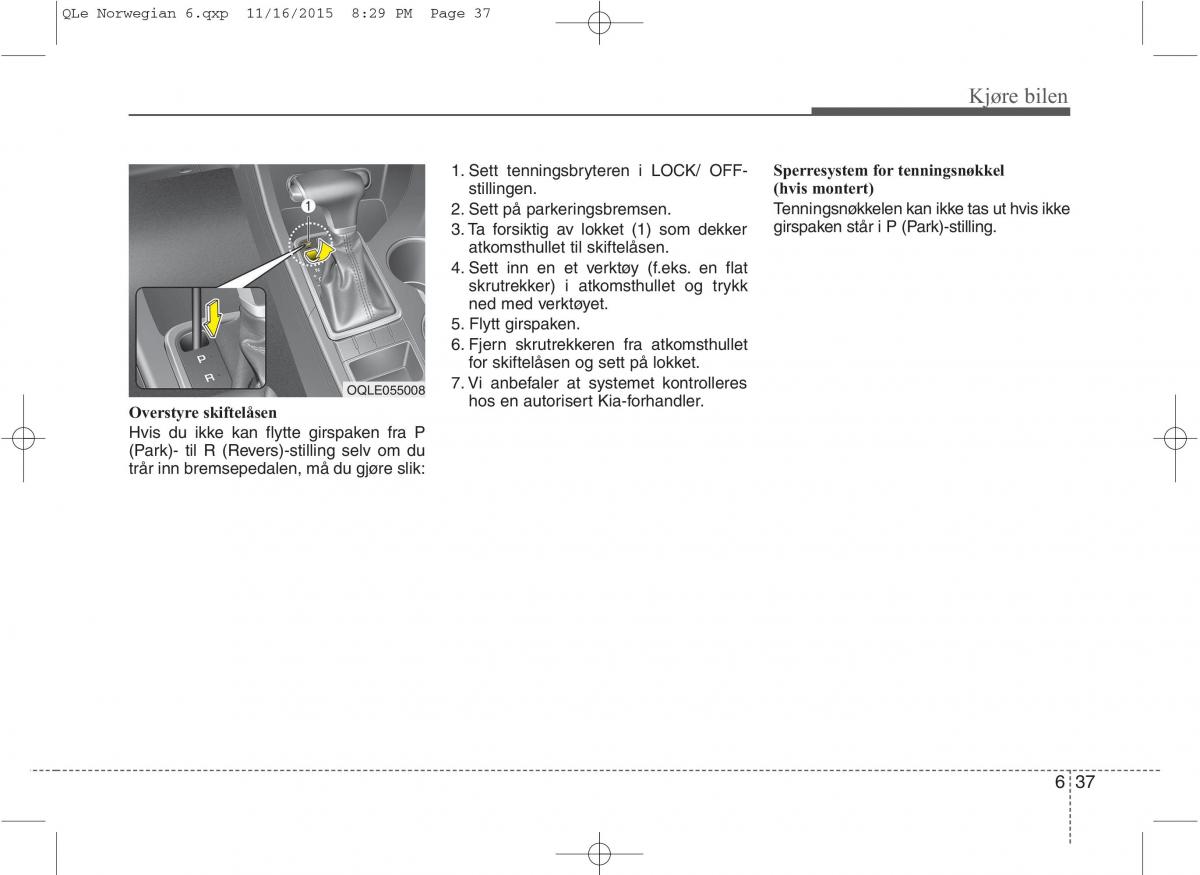 KIA Sportage IV bruksanvisningen / page 464