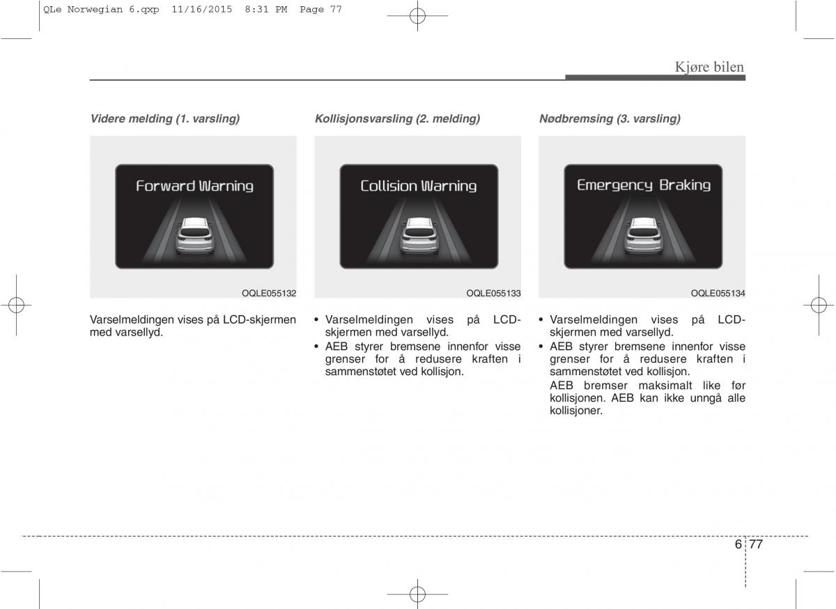 KIA Sportage IV bruksanvisningen / page 504