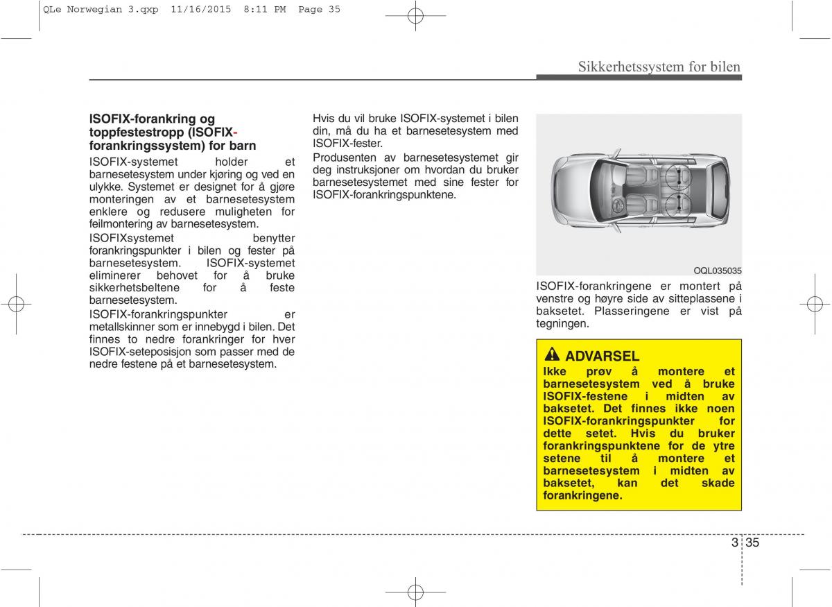 KIA Sportage IV bruksanvisningen / page 52