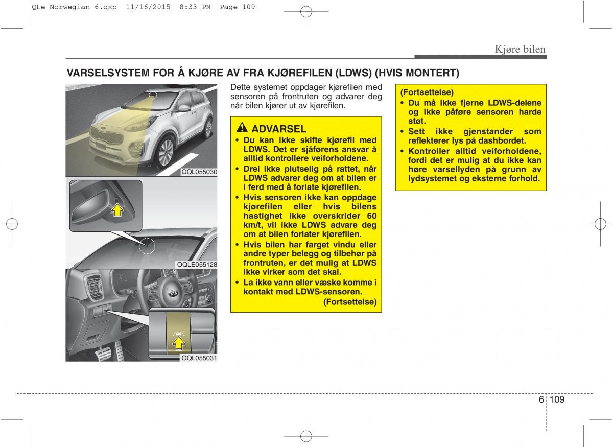 KIA Sportage IV bruksanvisningen / page 536