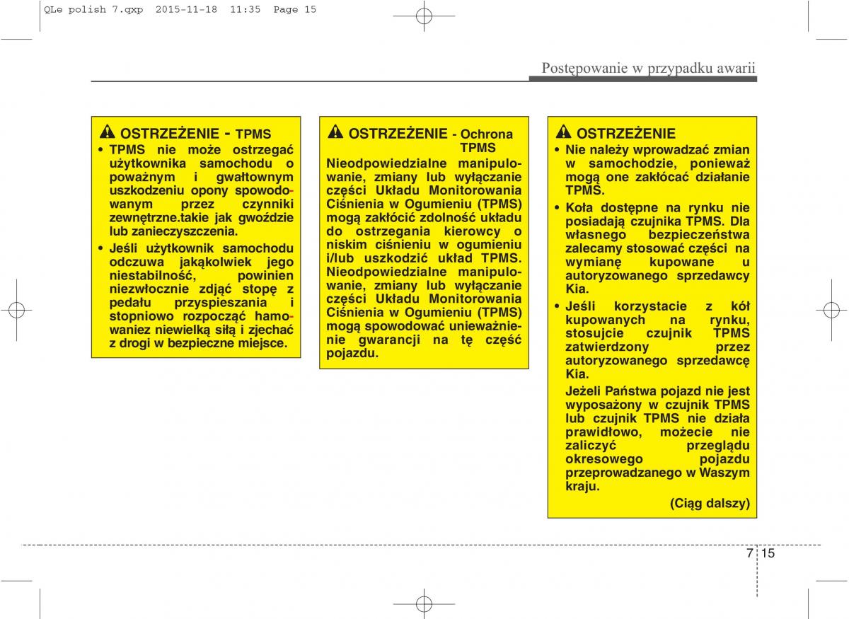 KIA Sportage IV instrukcja obslugi / page 623