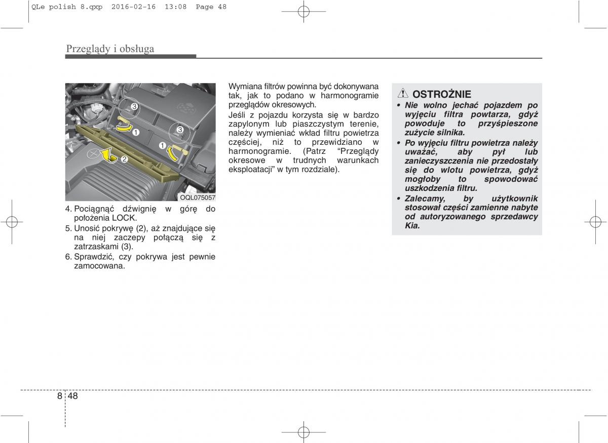 KIA Sportage IV instrukcja obslugi / page 697