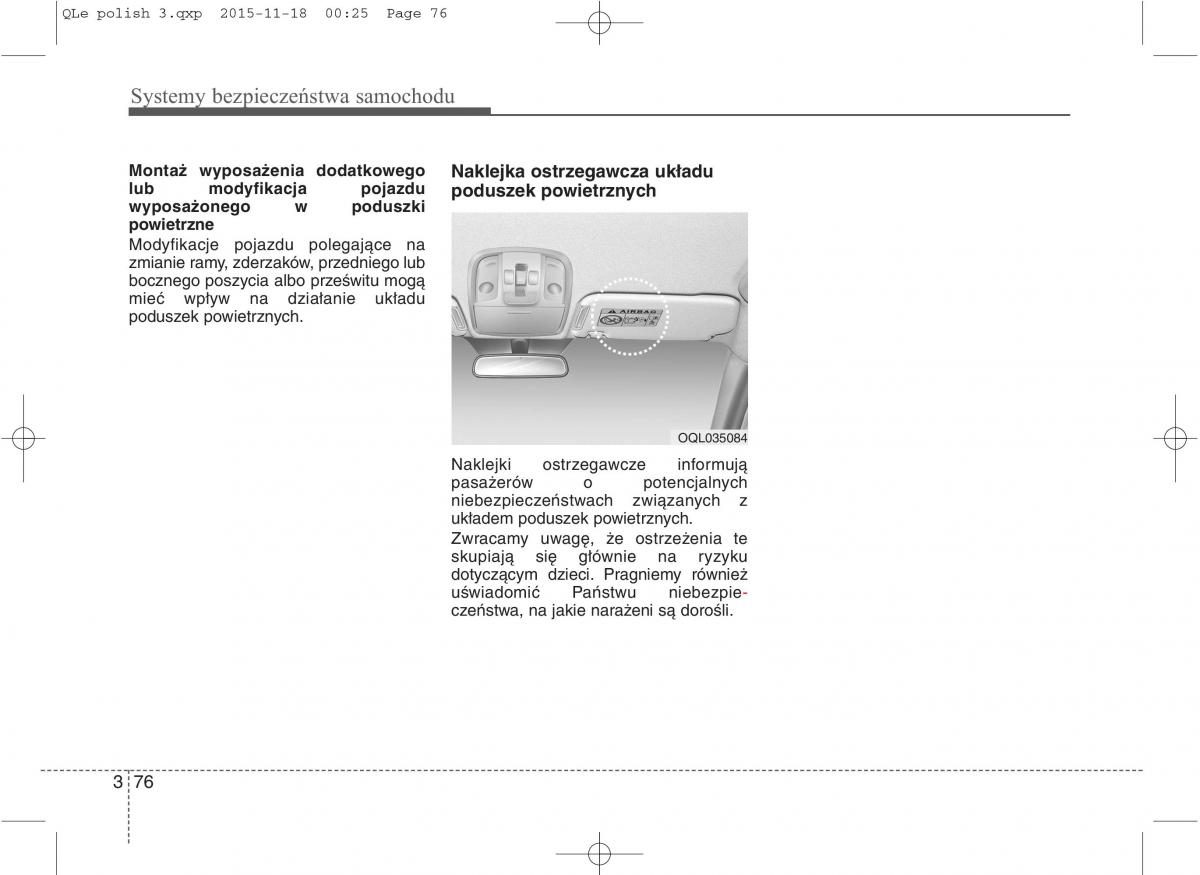 KIA Sportage IV instrukcja obslugi / page 95