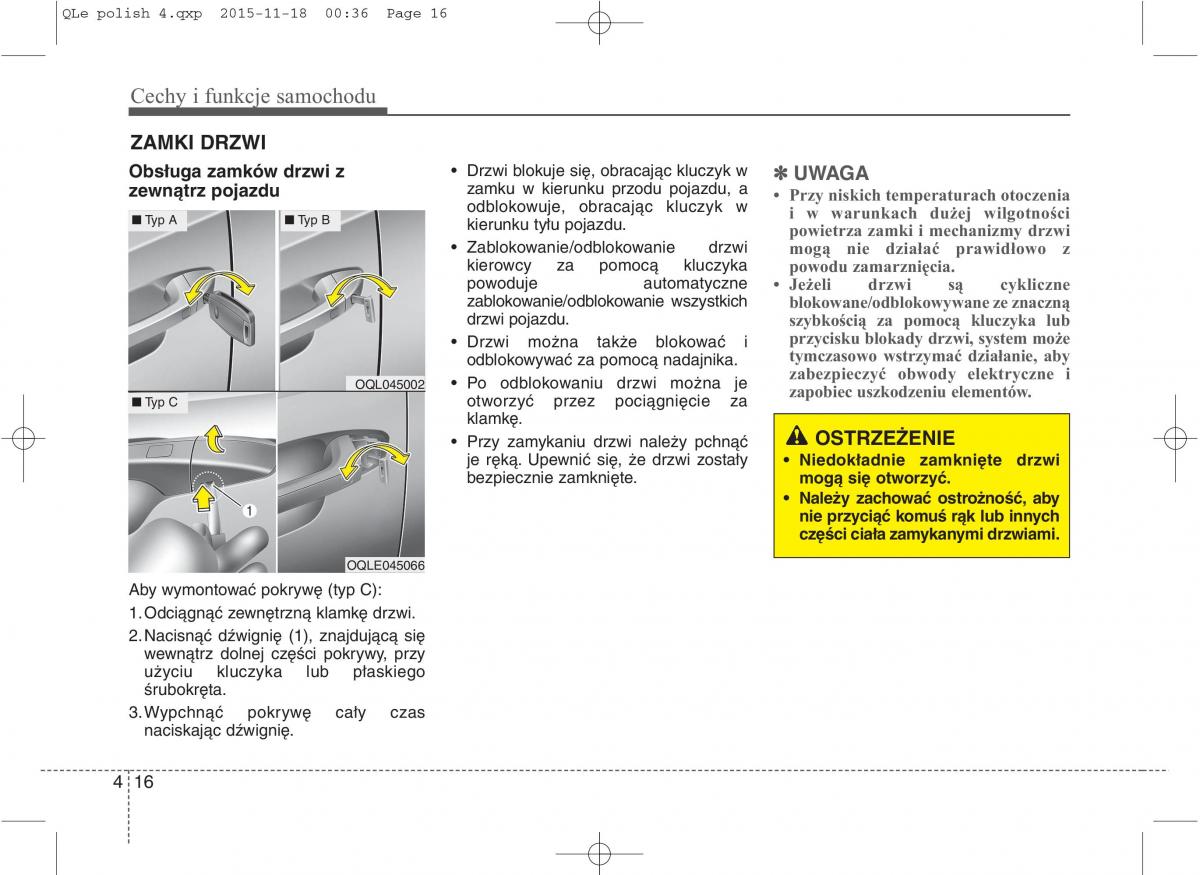 KIA Sportage IV instrukcja obslugi / page 111