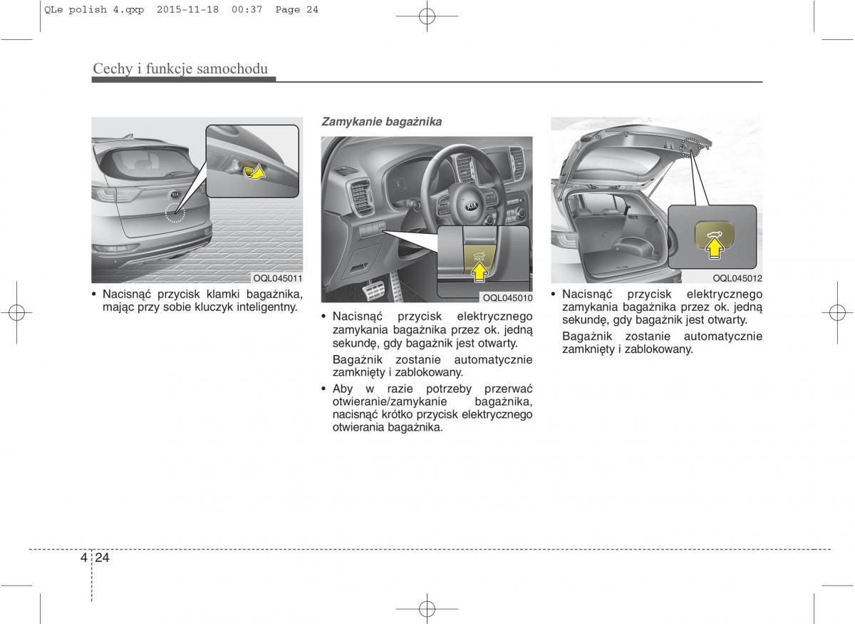 KIA Sportage IV instrukcja obslugi / page 119