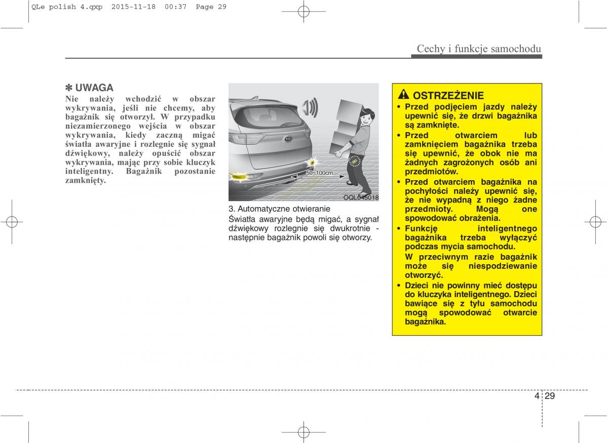 KIA Sportage IV instrukcja obslugi / page 124