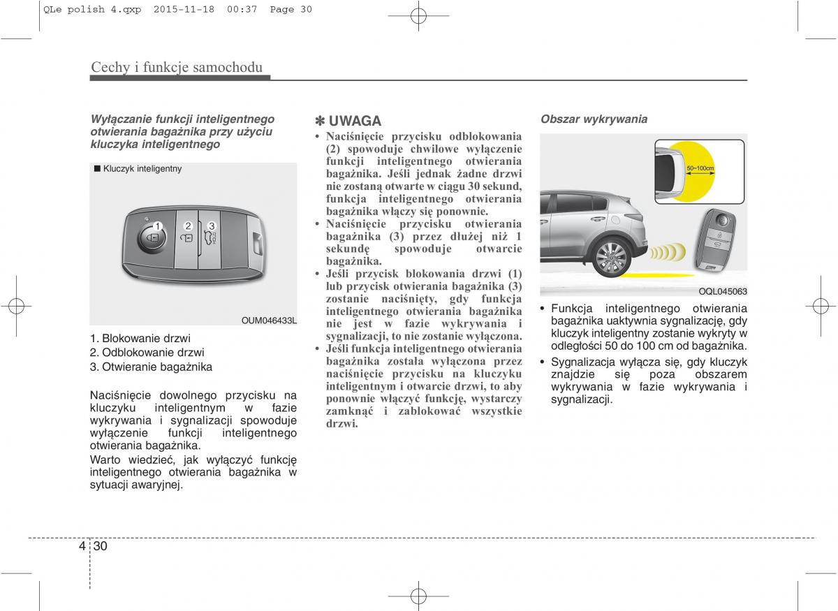 KIA Sportage IV instrukcja obslugi / page 125