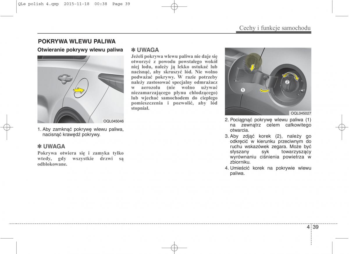 KIA Sportage IV instrukcja obslugi / page 134