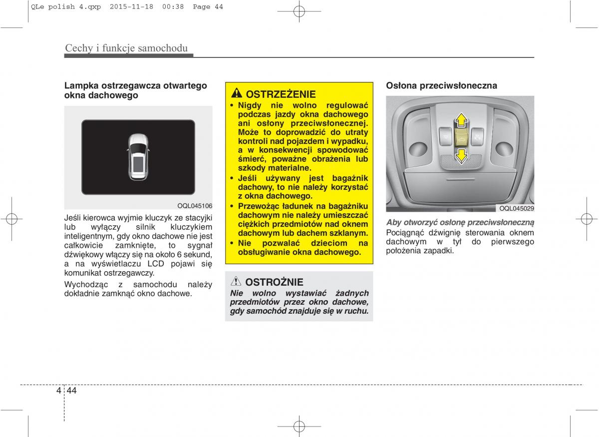 KIA Sportage IV instrukcja obslugi / page 139