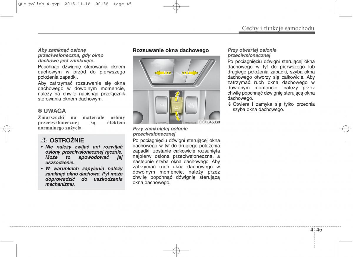 KIA Sportage IV instrukcja obslugi / page 140