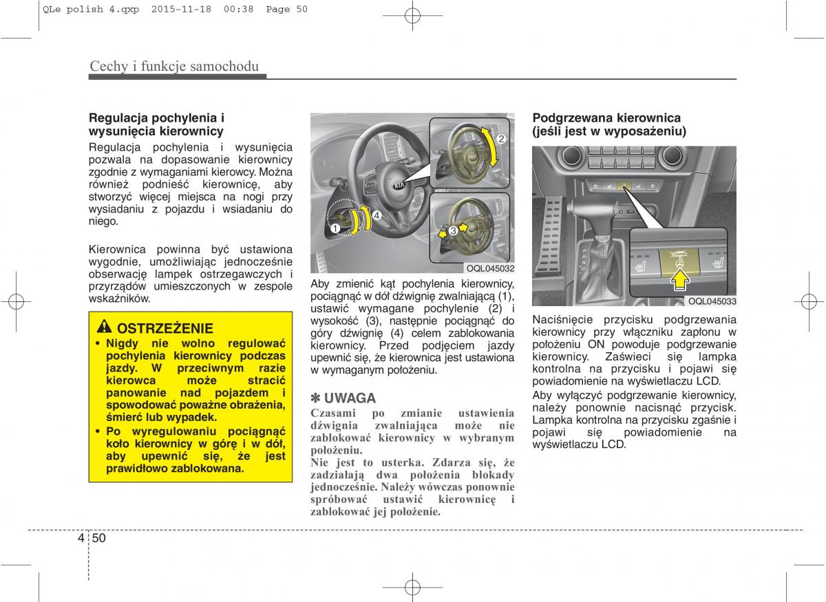 KIA Sportage IV instrukcja obslugi / page 145