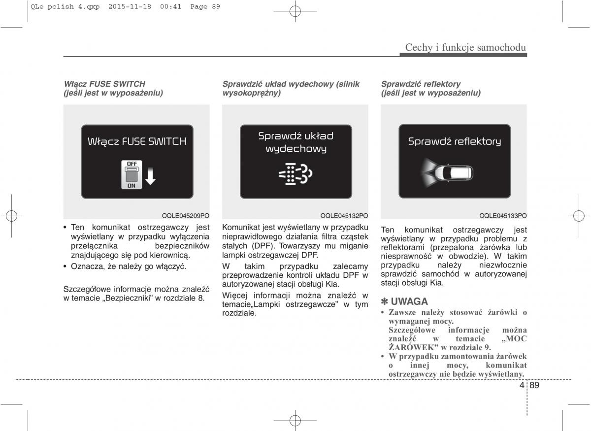 KIA Sportage IV instrukcja obslugi / page 184