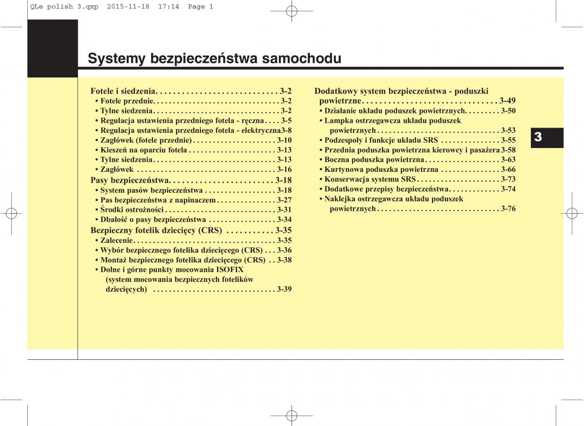 KIA Sportage IV instrukcja obslugi / page 20