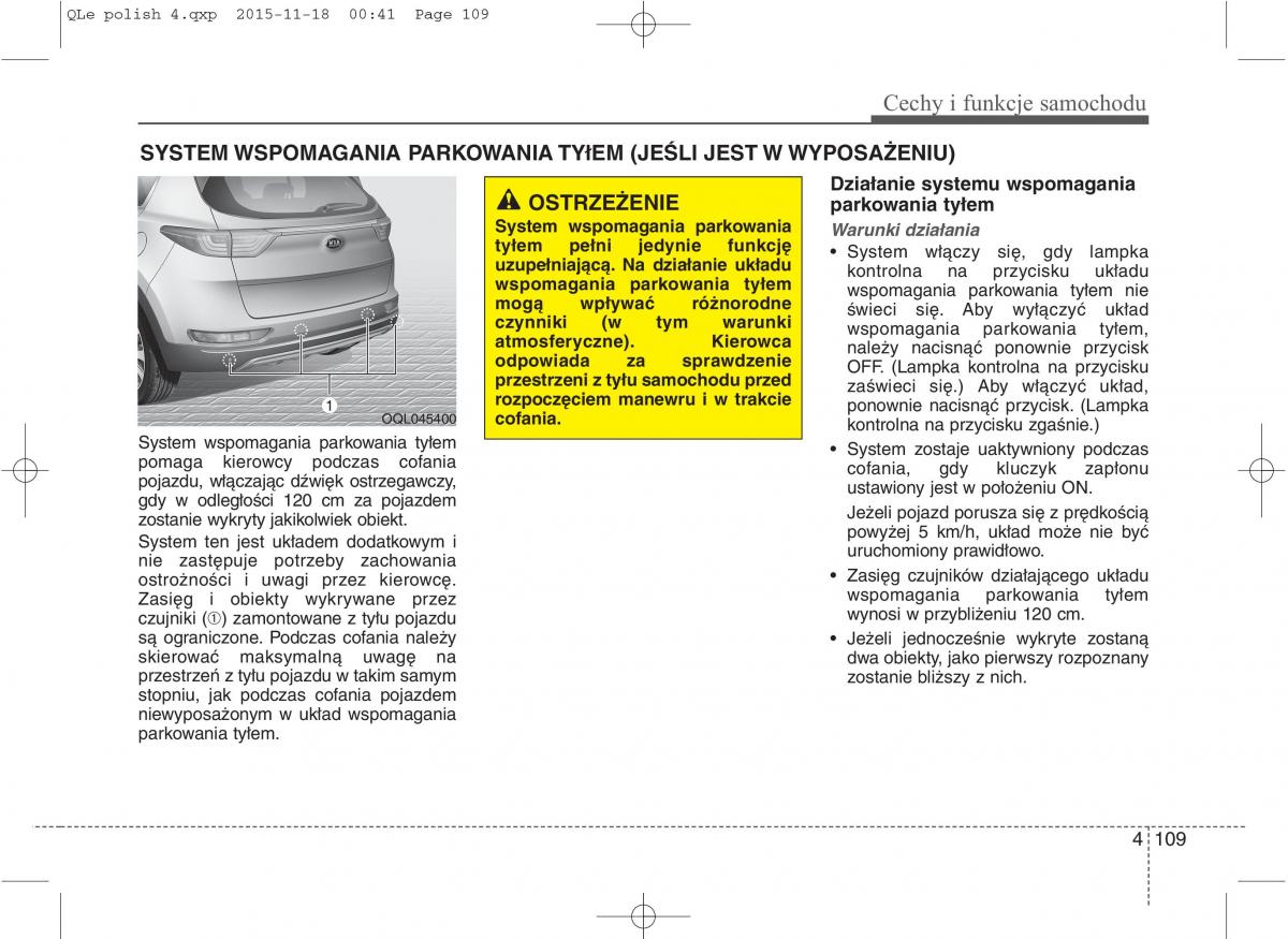 KIA Sportage IV instrukcja obslugi / page 204