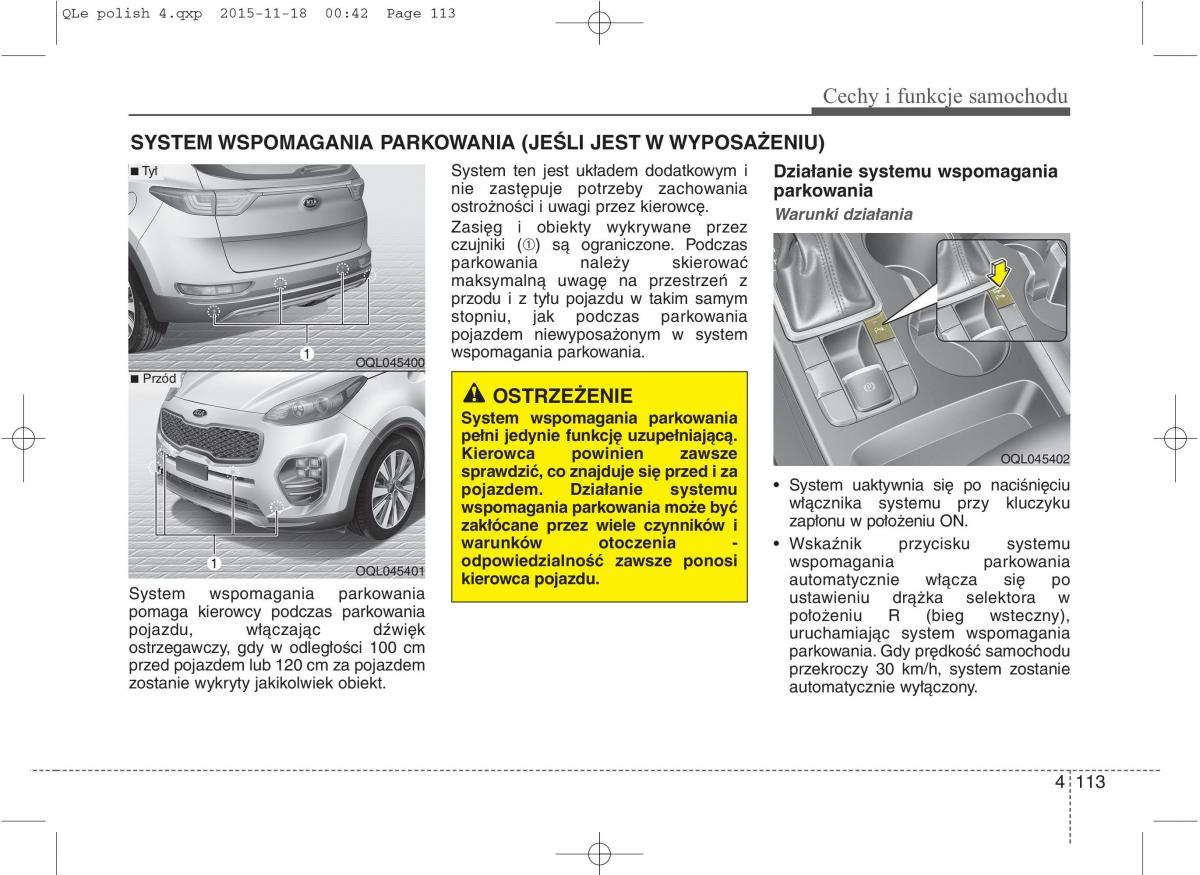 KIA Sportage IV instrukcja obslugi / page 208