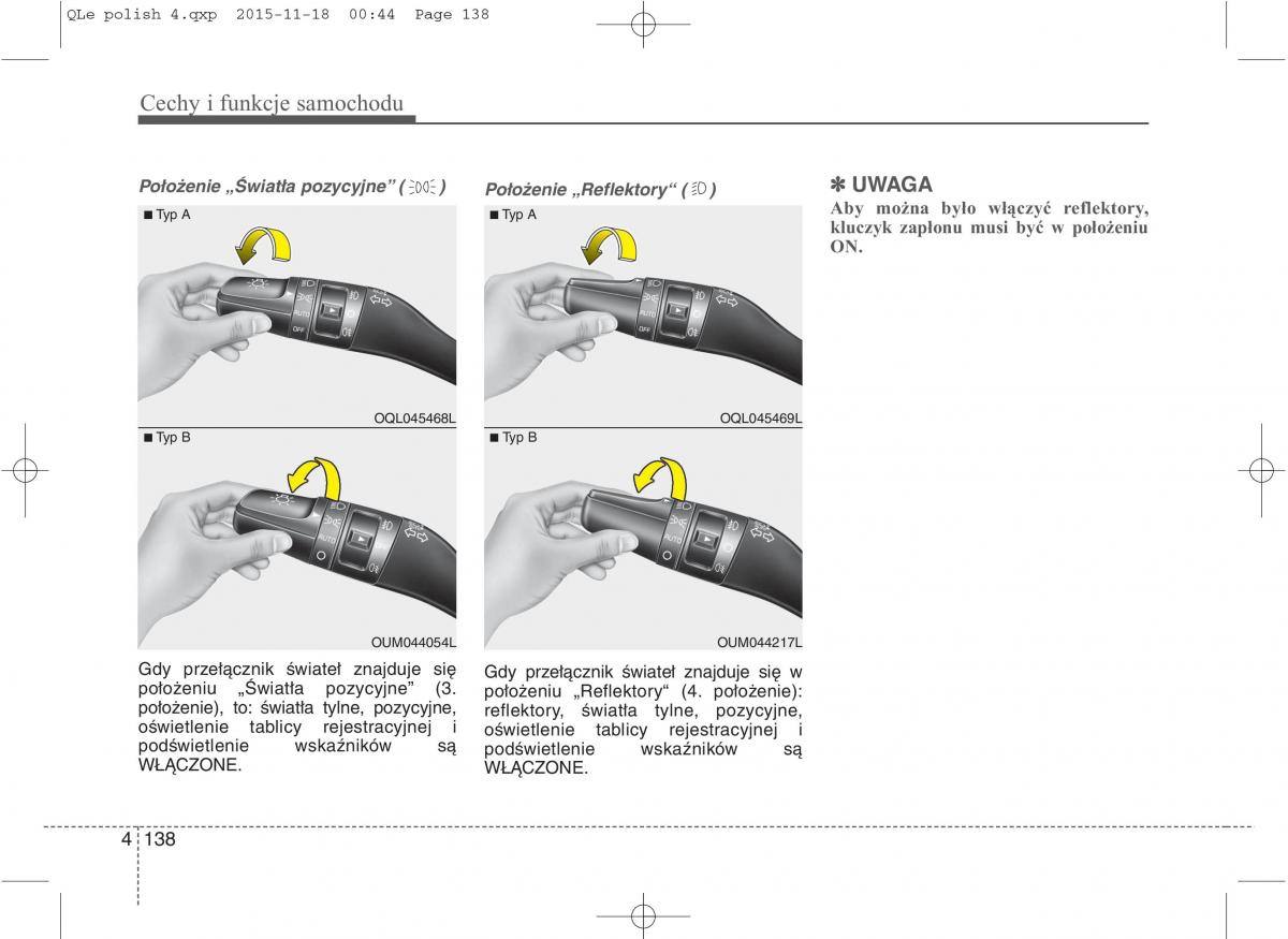 KIA Sportage IV instrukcja obslugi / page 233