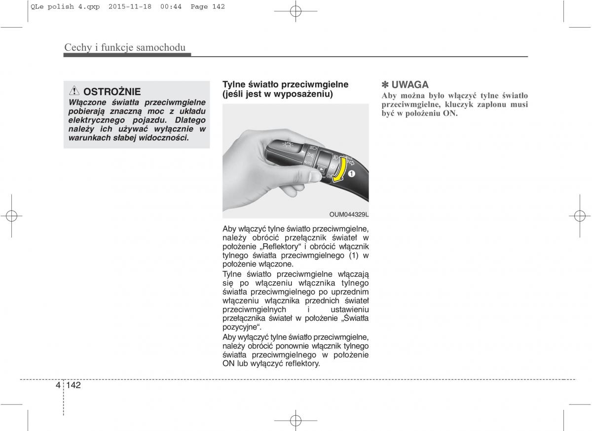 KIA Sportage IV instrukcja obslugi / page 237