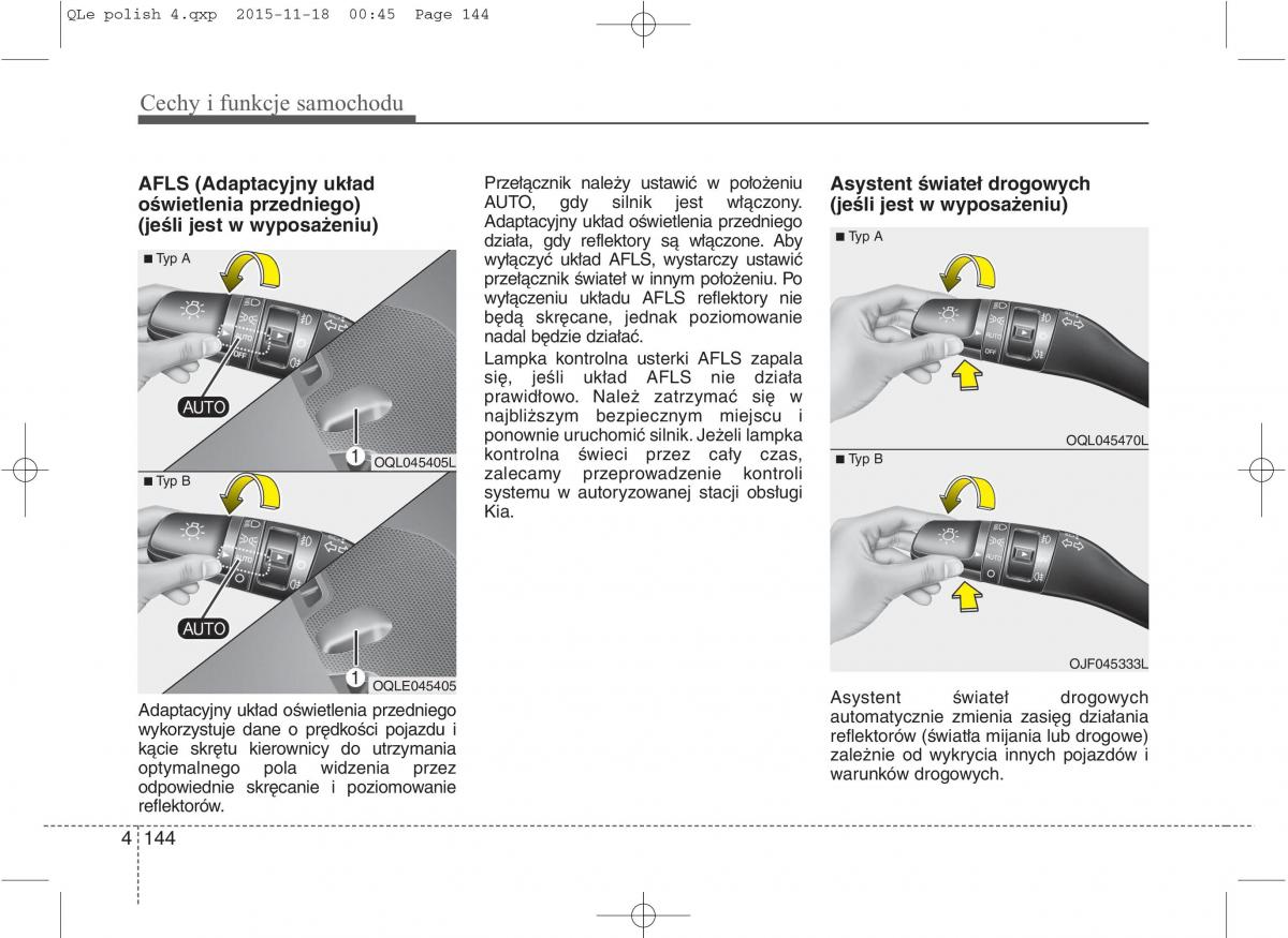 KIA Sportage IV instrukcja obslugi / page 239