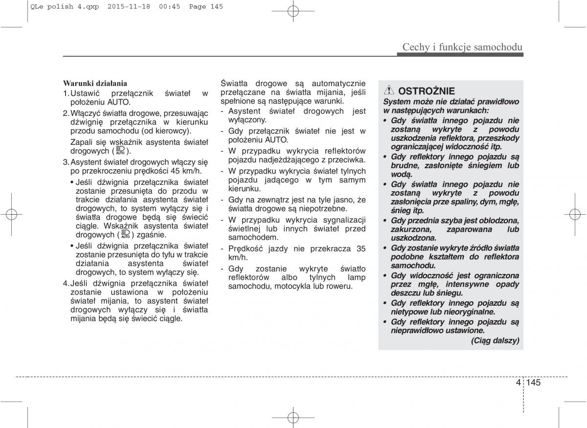 KIA Sportage IV instrukcja obslugi / page 240