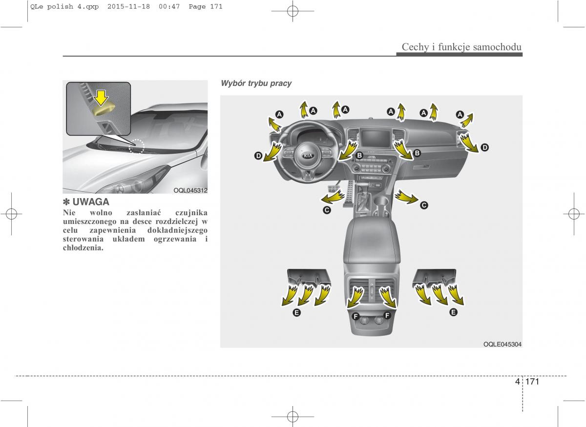 KIA Sportage IV instrukcja obslugi / page 266