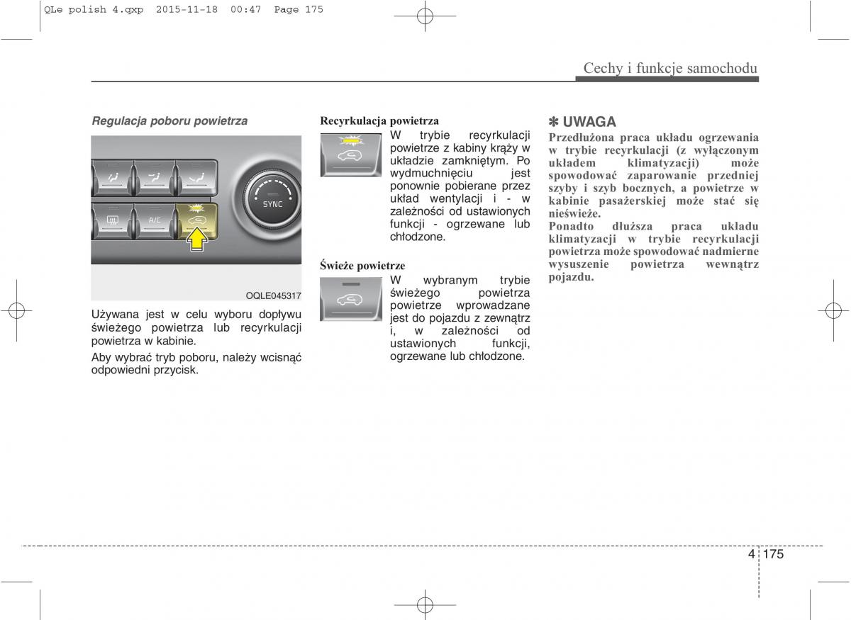 KIA Sportage IV instrukcja obslugi / page 270