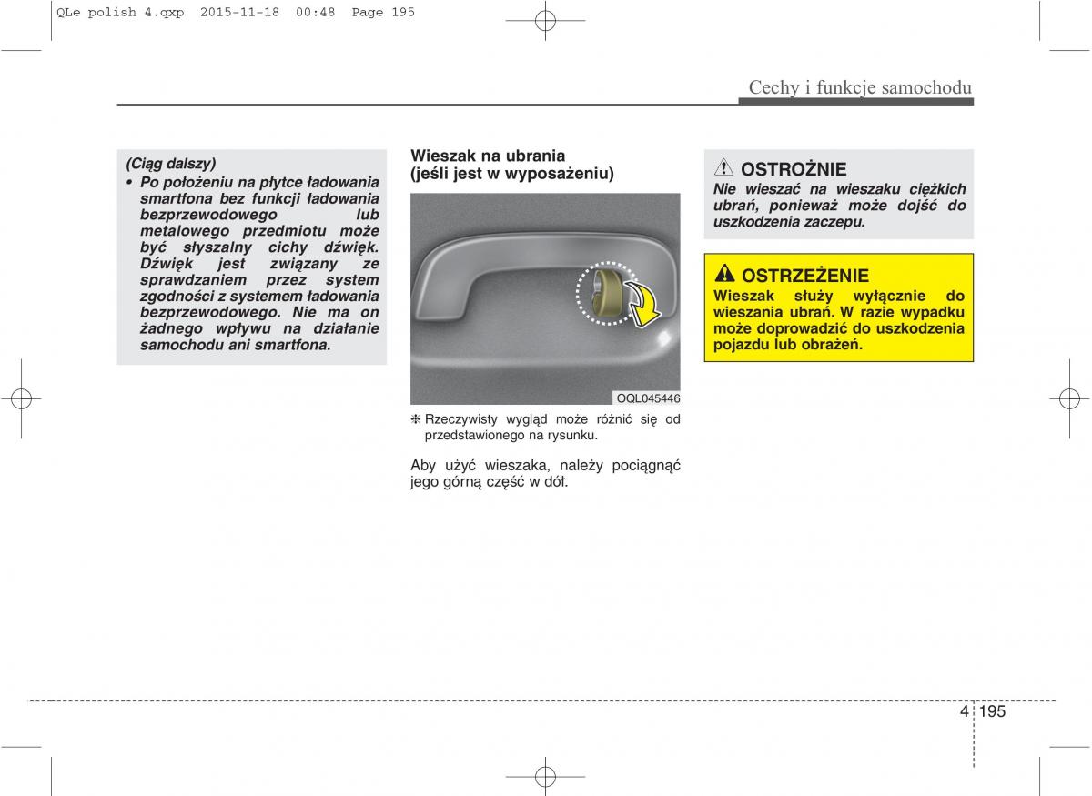 KIA Sportage IV instrukcja obslugi / page 290