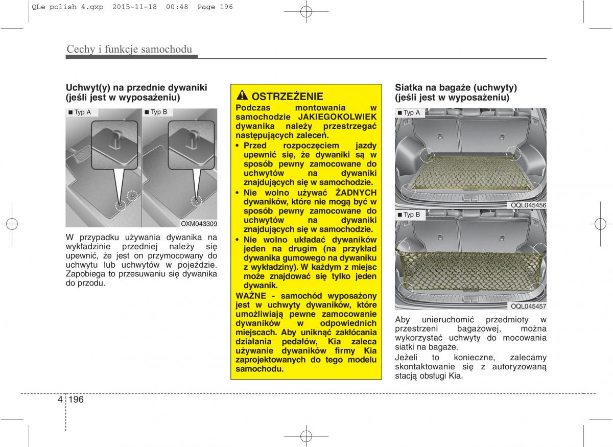 KIA Sportage IV instrukcja obslugi / page 291