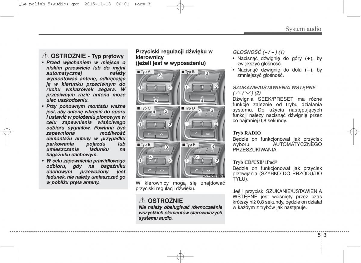 KIA Sportage IV instrukcja obslugi / page 298