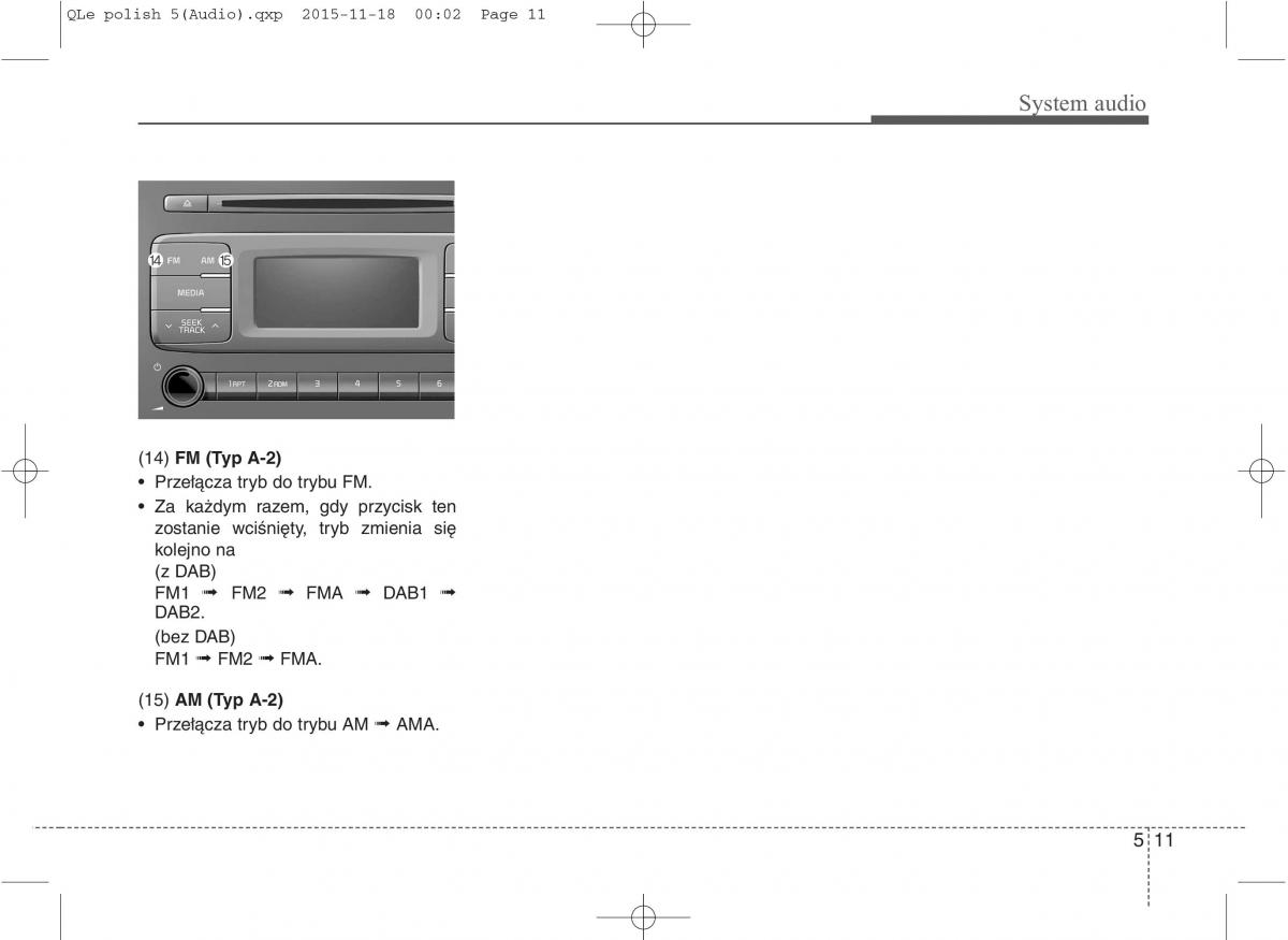 KIA Sportage IV instrukcja obslugi / page 306