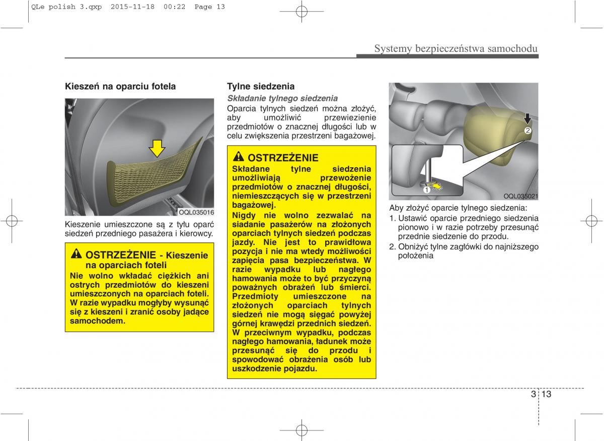 KIA Sportage IV instrukcja obslugi / page 32