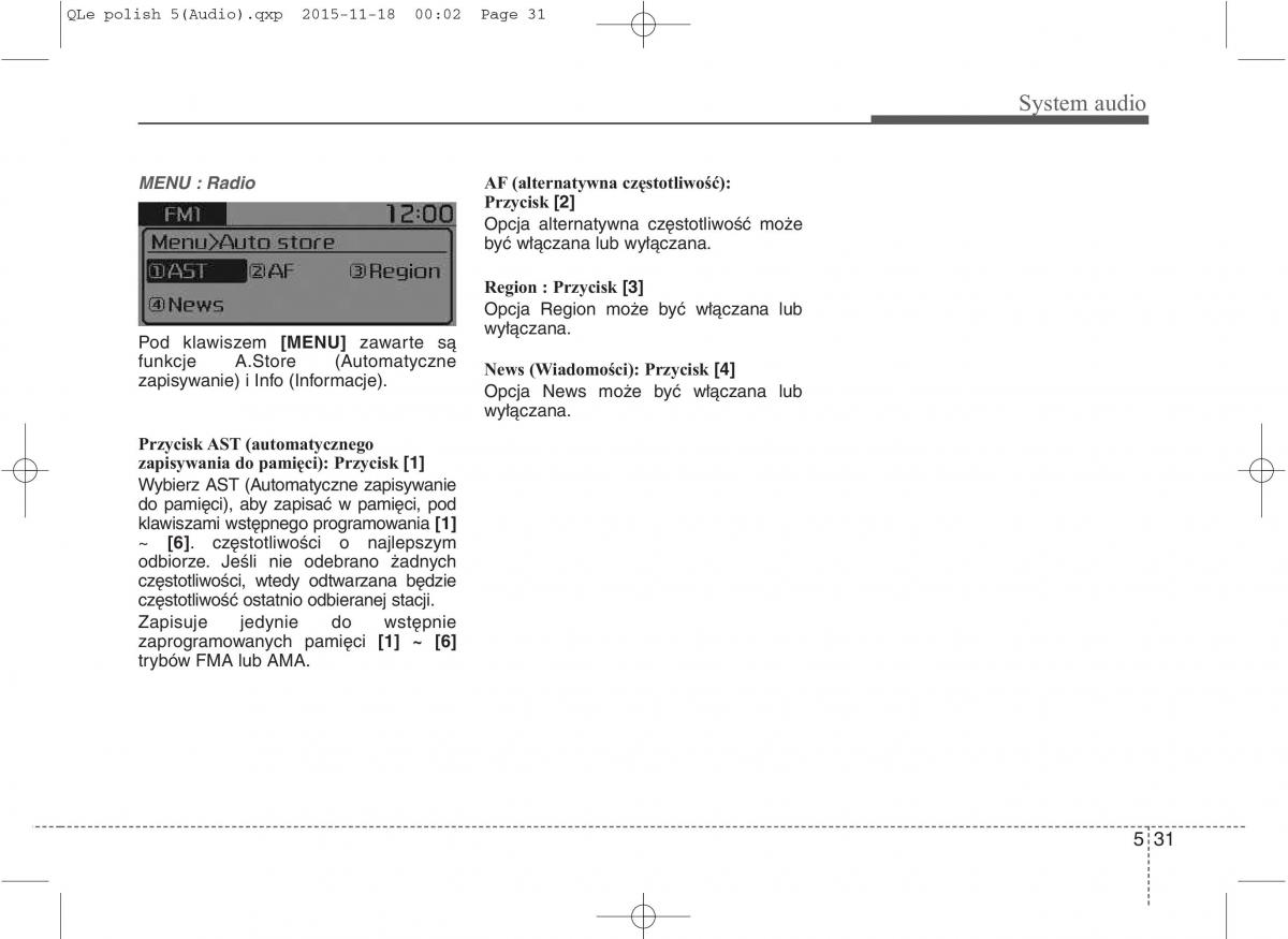 KIA Sportage IV instrukcja obslugi / page 326