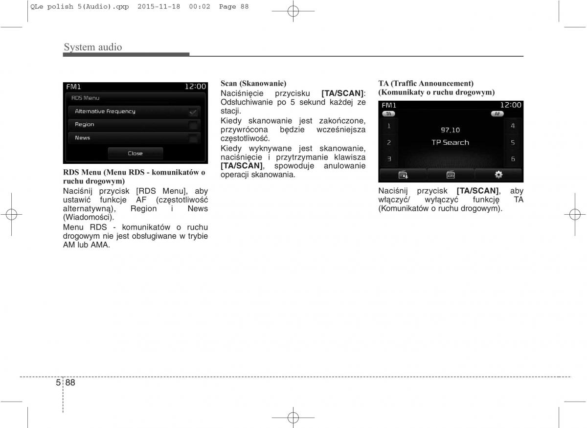 KIA Sportage IV instrukcja obslugi / page 383