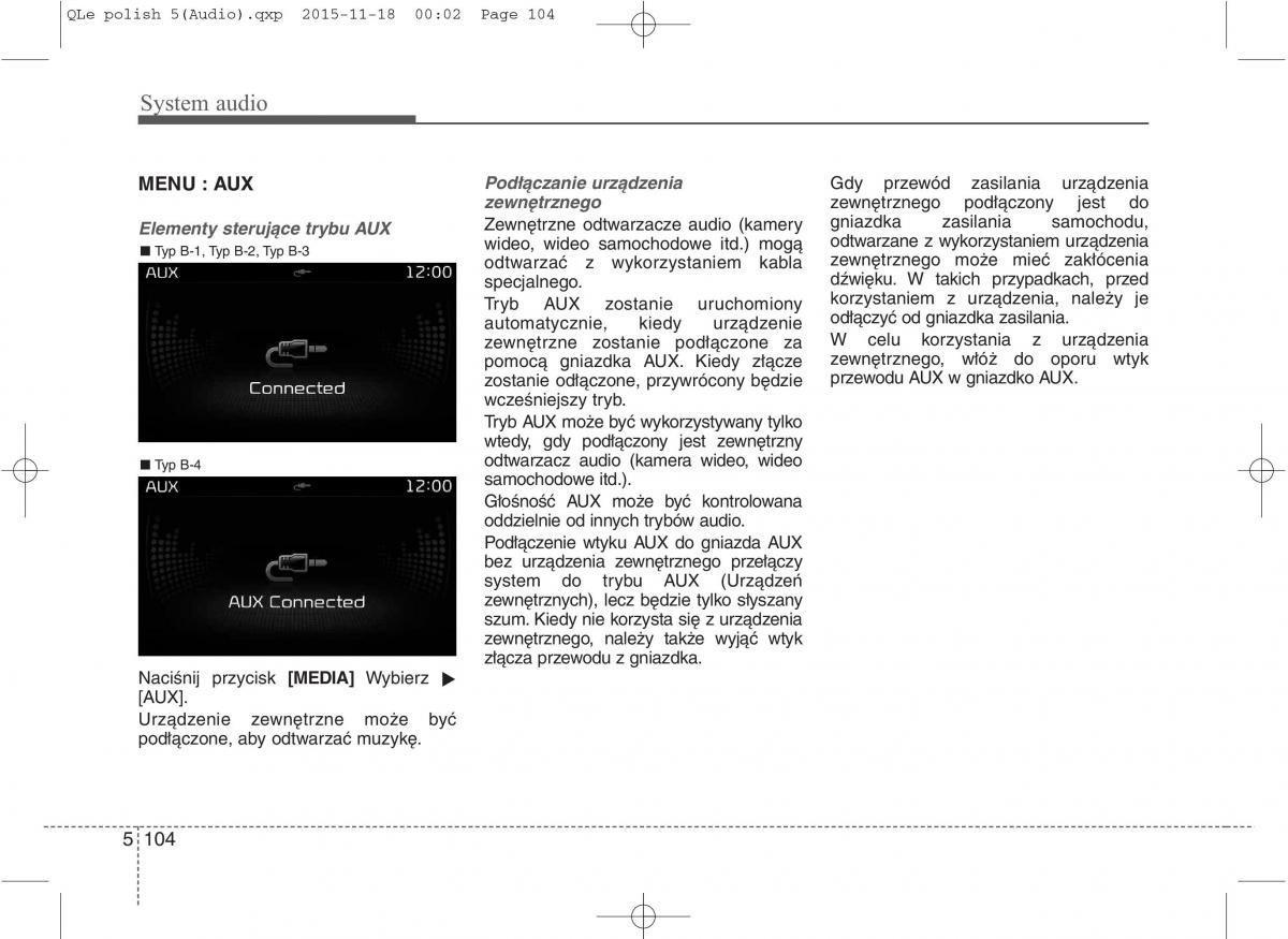 KIA Sportage IV instrukcja obslugi / page 399