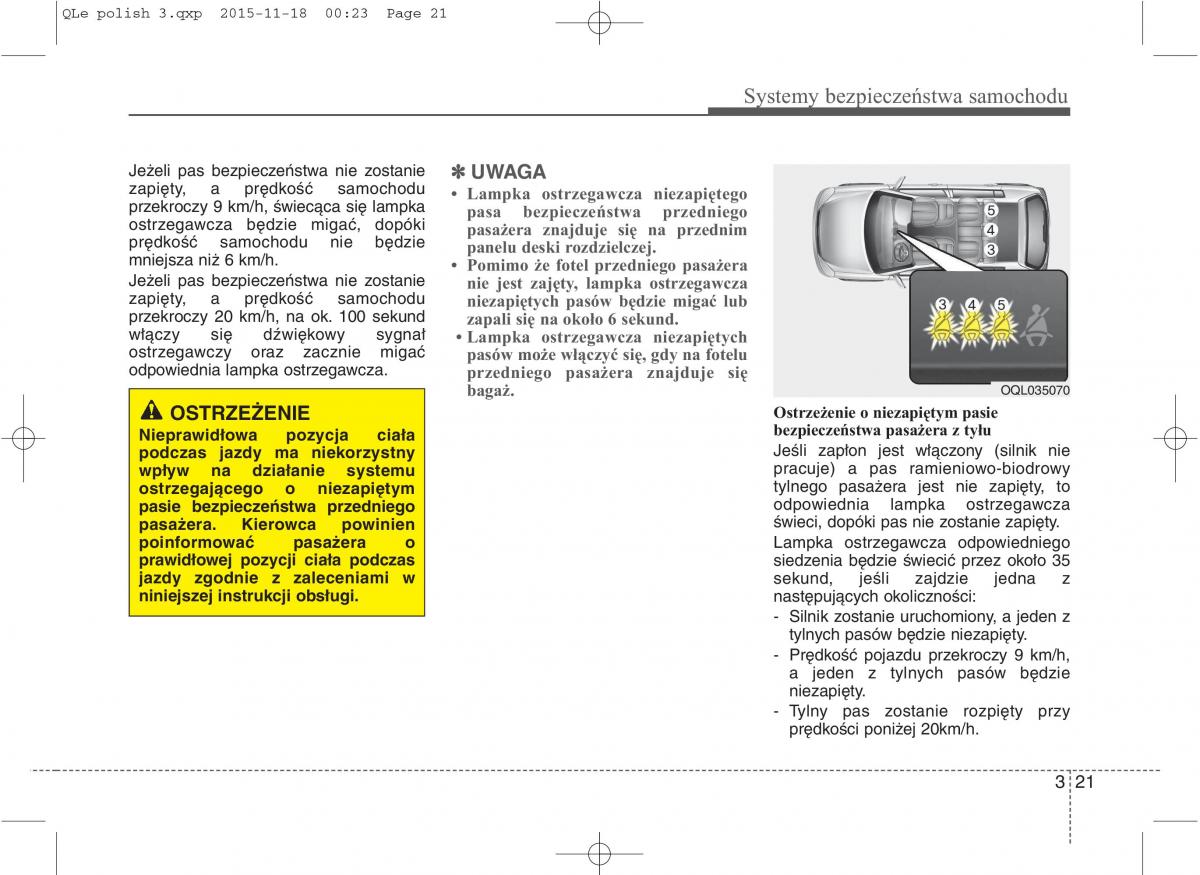 KIA Sportage IV instrukcja obslugi / page 40