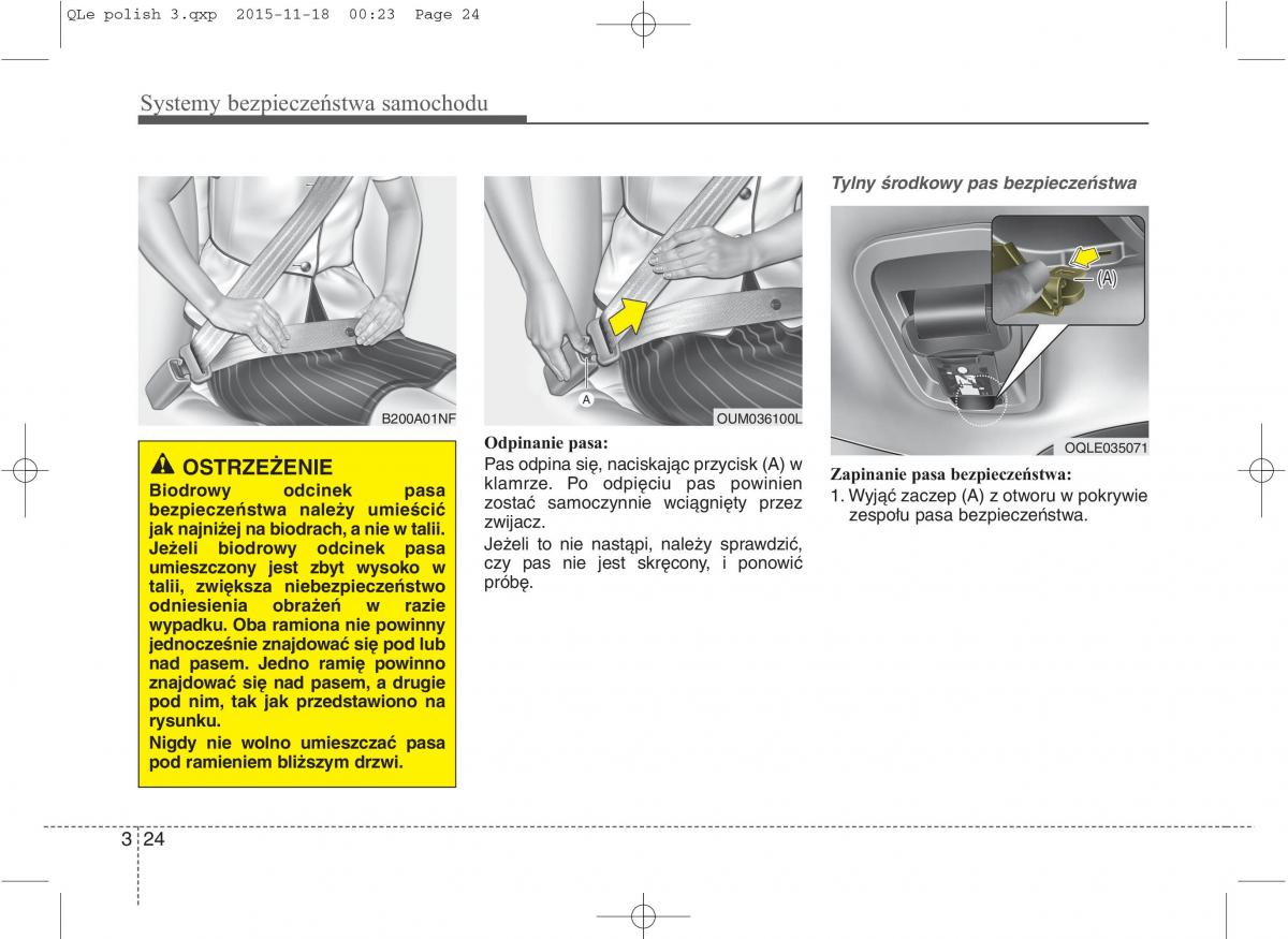 KIA Sportage IV instrukcja obslugi / page 43