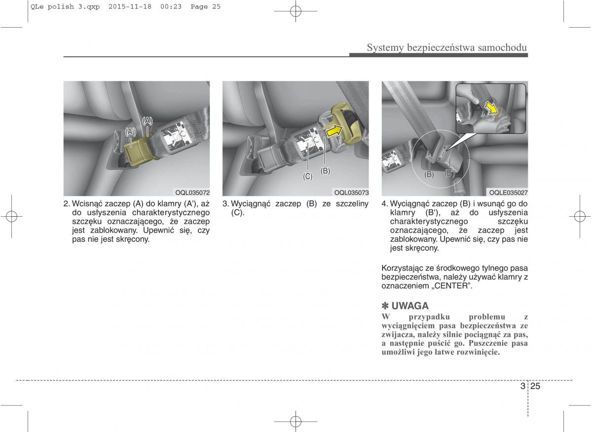 KIA Sportage IV instrukcja obslugi / page 44