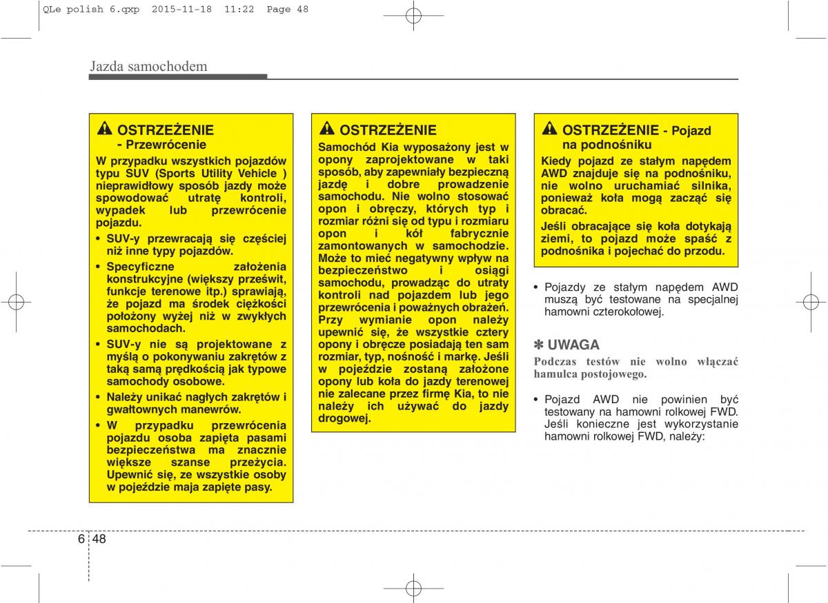 KIA Sportage IV instrukcja obslugi / page 499