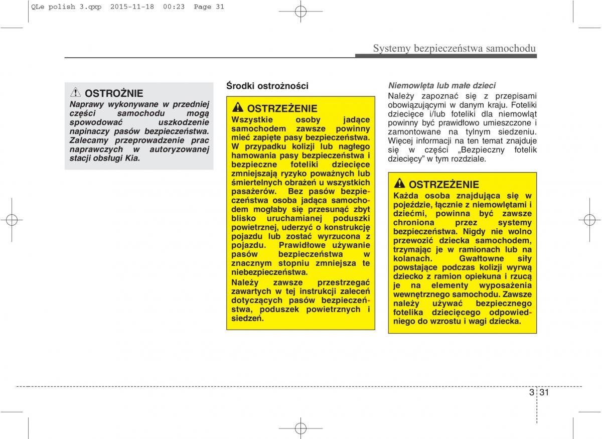 KIA Sportage IV instrukcja obslugi / page 50