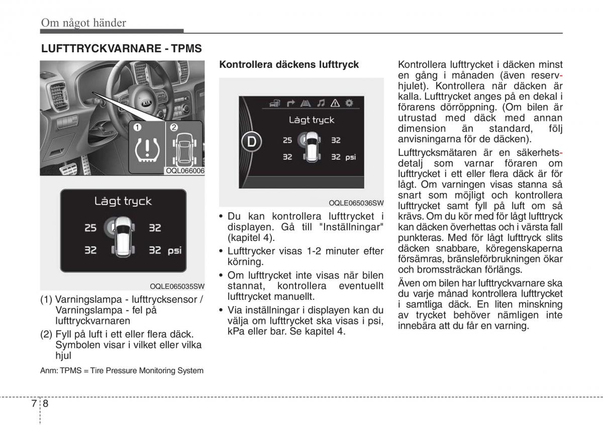 KIA Sportage IV instruktionsbok / page 553