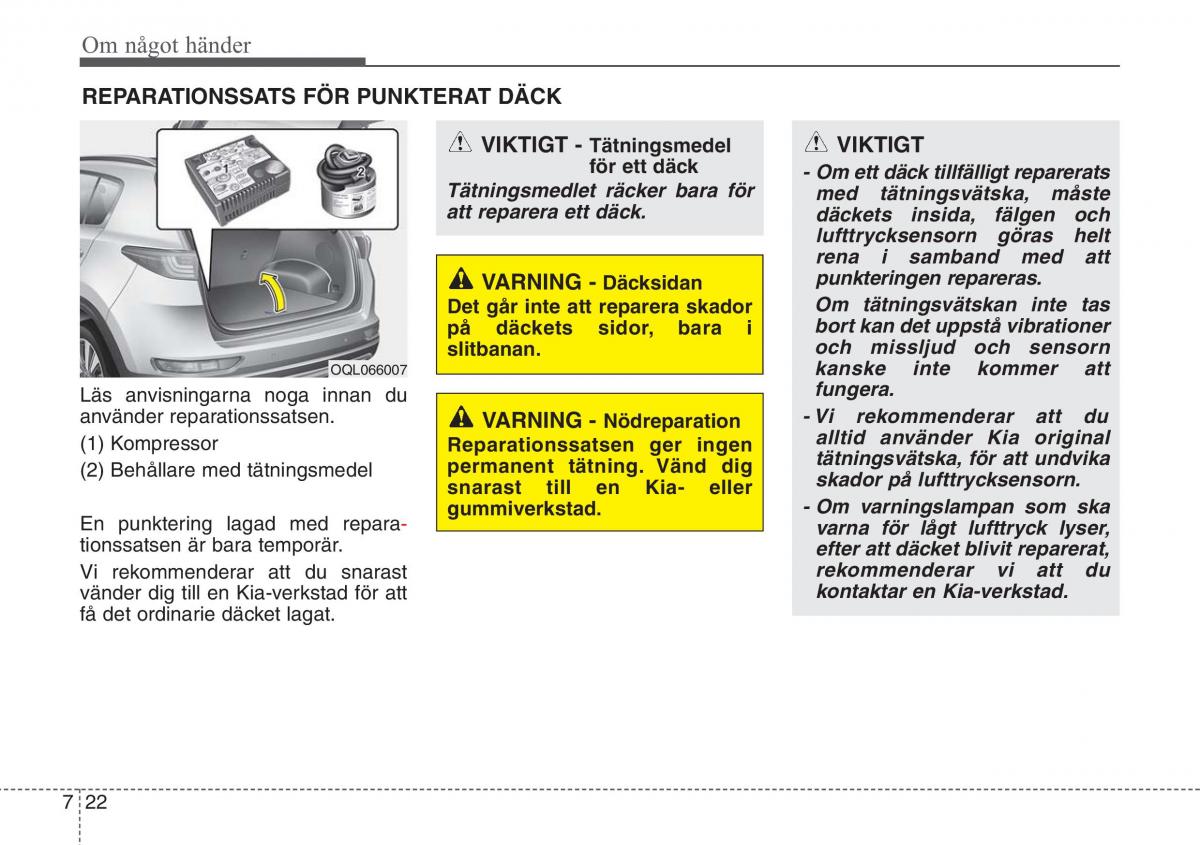 KIA Sportage IV instruktionsbok / page 567