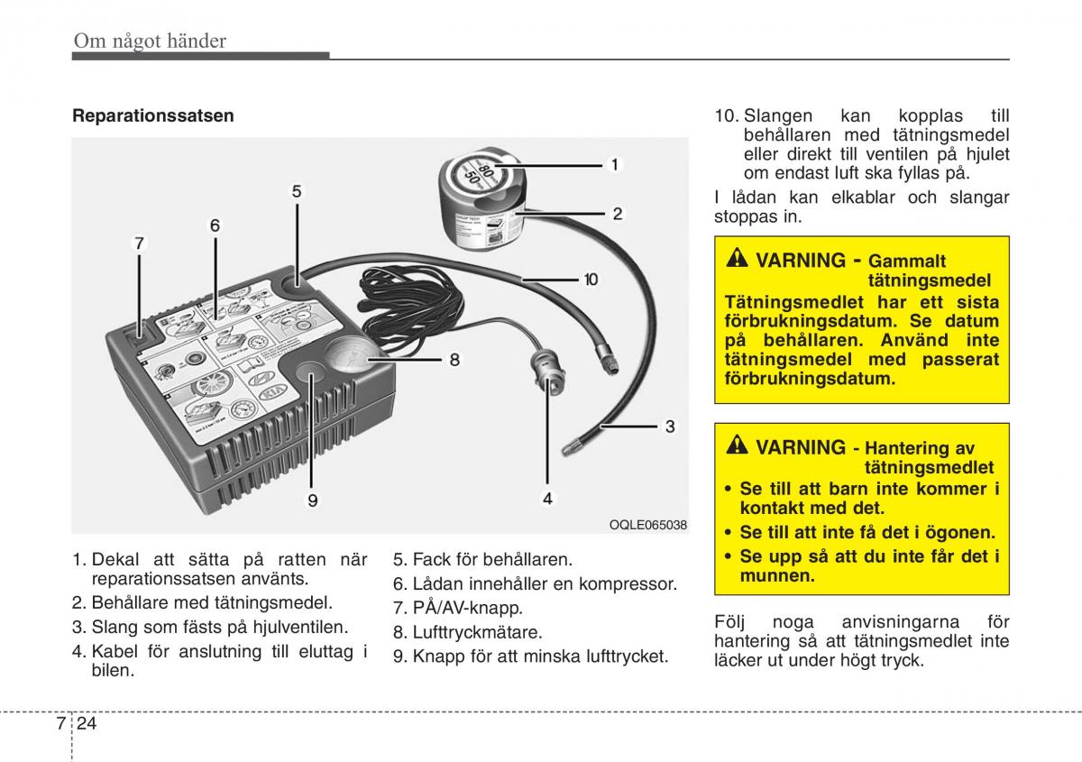 KIA Sportage IV instruktionsbok / page 569