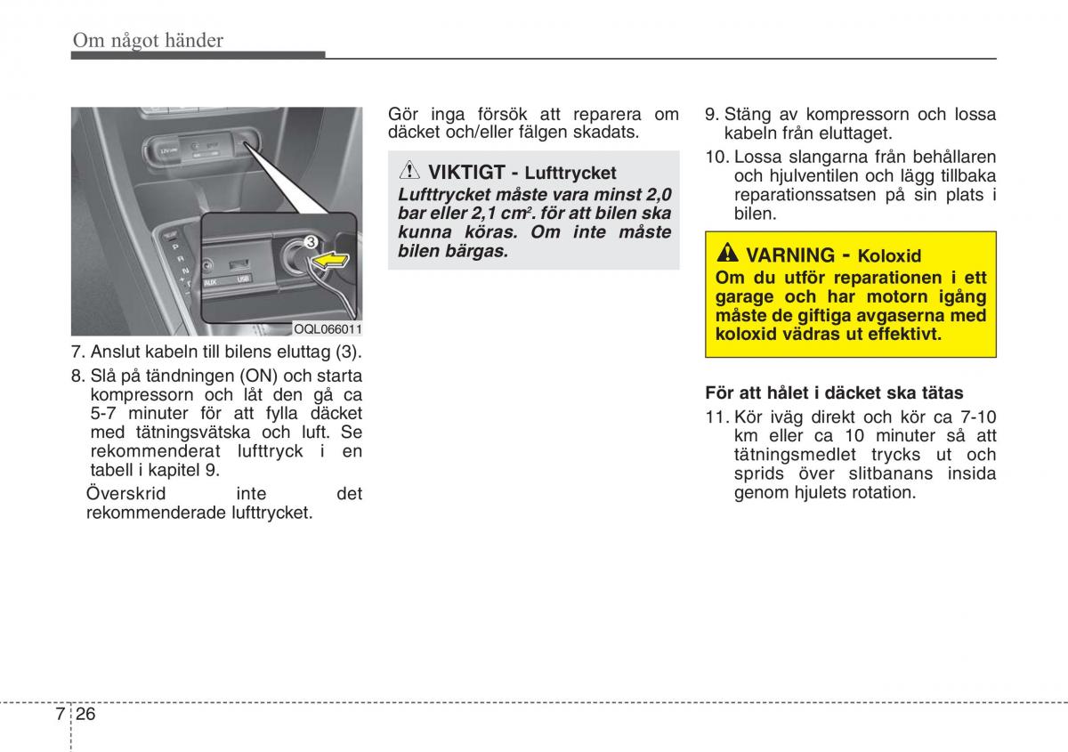 KIA Sportage IV instruktionsbok / page 571