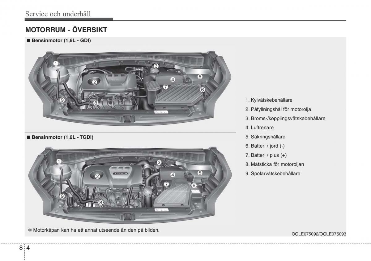 KIA Sportage IV instruktionsbok / page 582