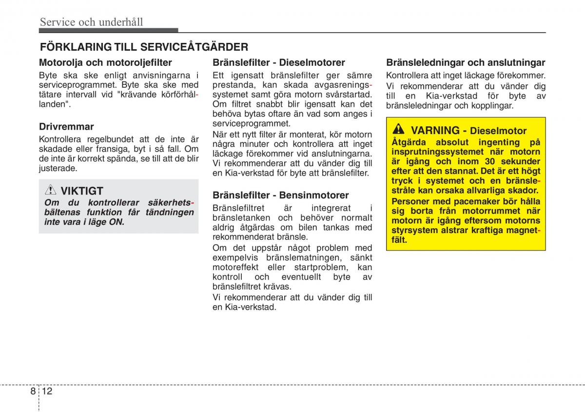 KIA Sportage IV instruktionsbok / page 590