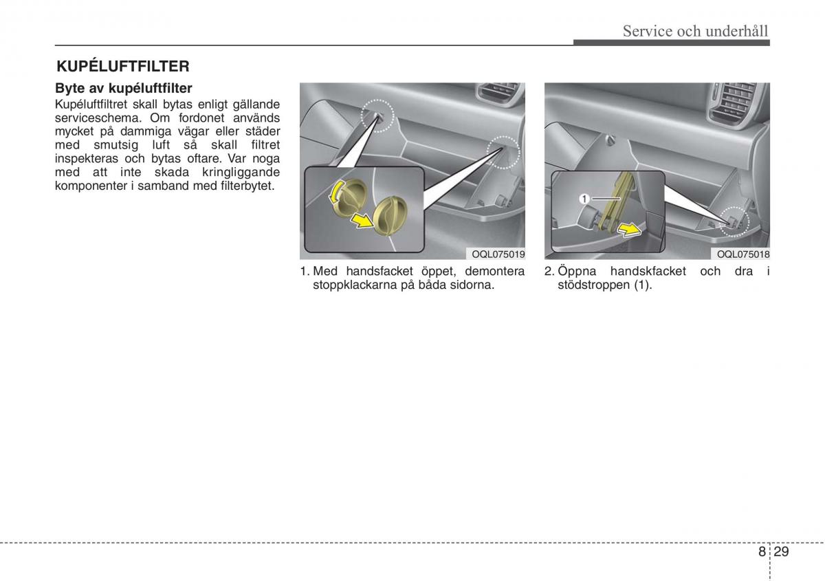 KIA Sportage IV instruktionsbok / page 607