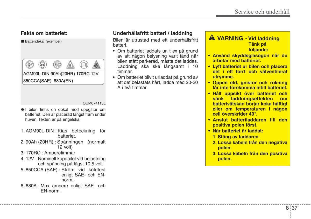 KIA Sportage IV instruktionsbok / page 615