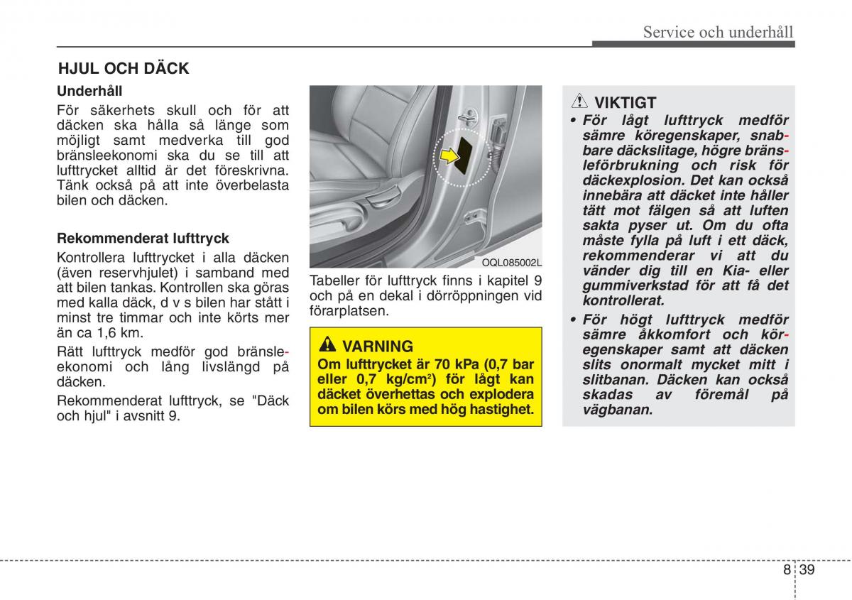 KIA Sportage IV instruktionsbok / page 617