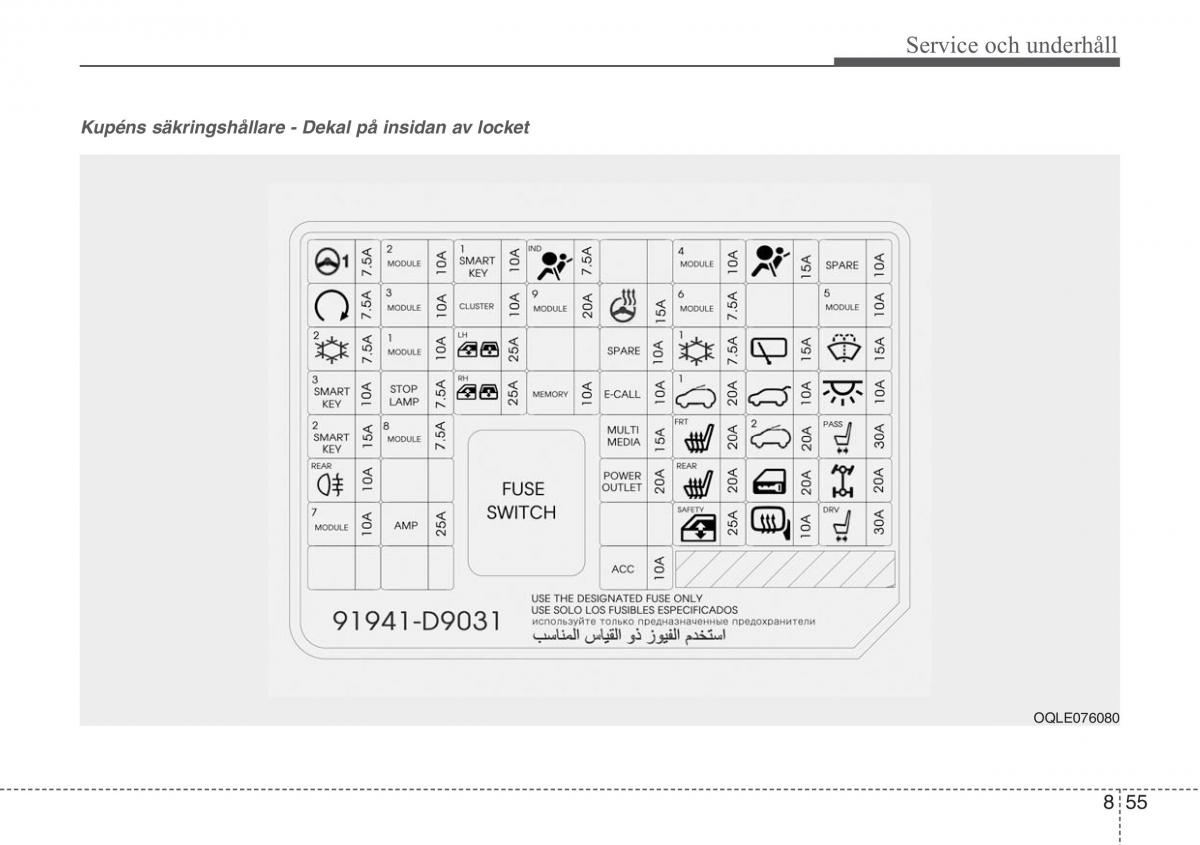 KIA Sportage IV instruktionsbok / page 633