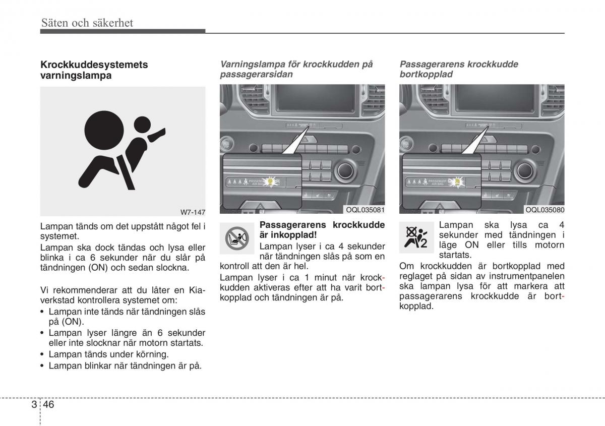 KIA Sportage IV instruktionsbok / page 74