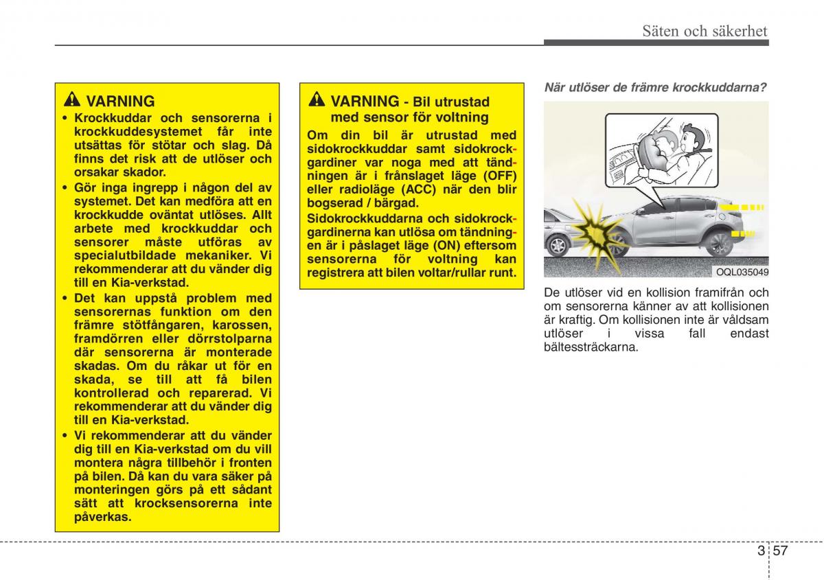 KIA Sportage IV instruktionsbok / page 85